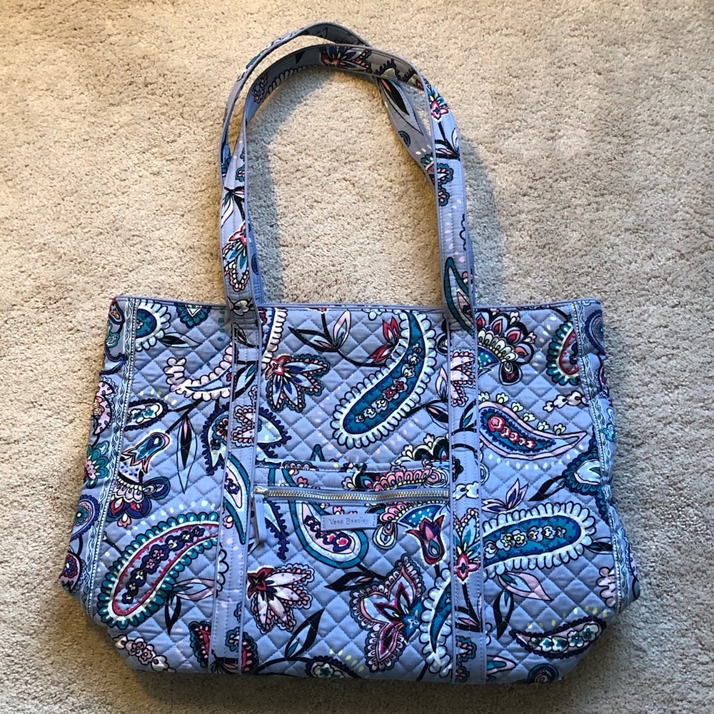 Vera Bradley Tote Bag in Purple Paisley